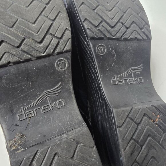 Dansko Professional Metallic Blue Clog Slip On Nurse Shoes size 7 - Picture 13 of 14